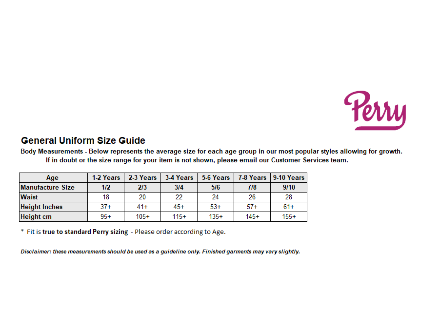 Sizing Guide